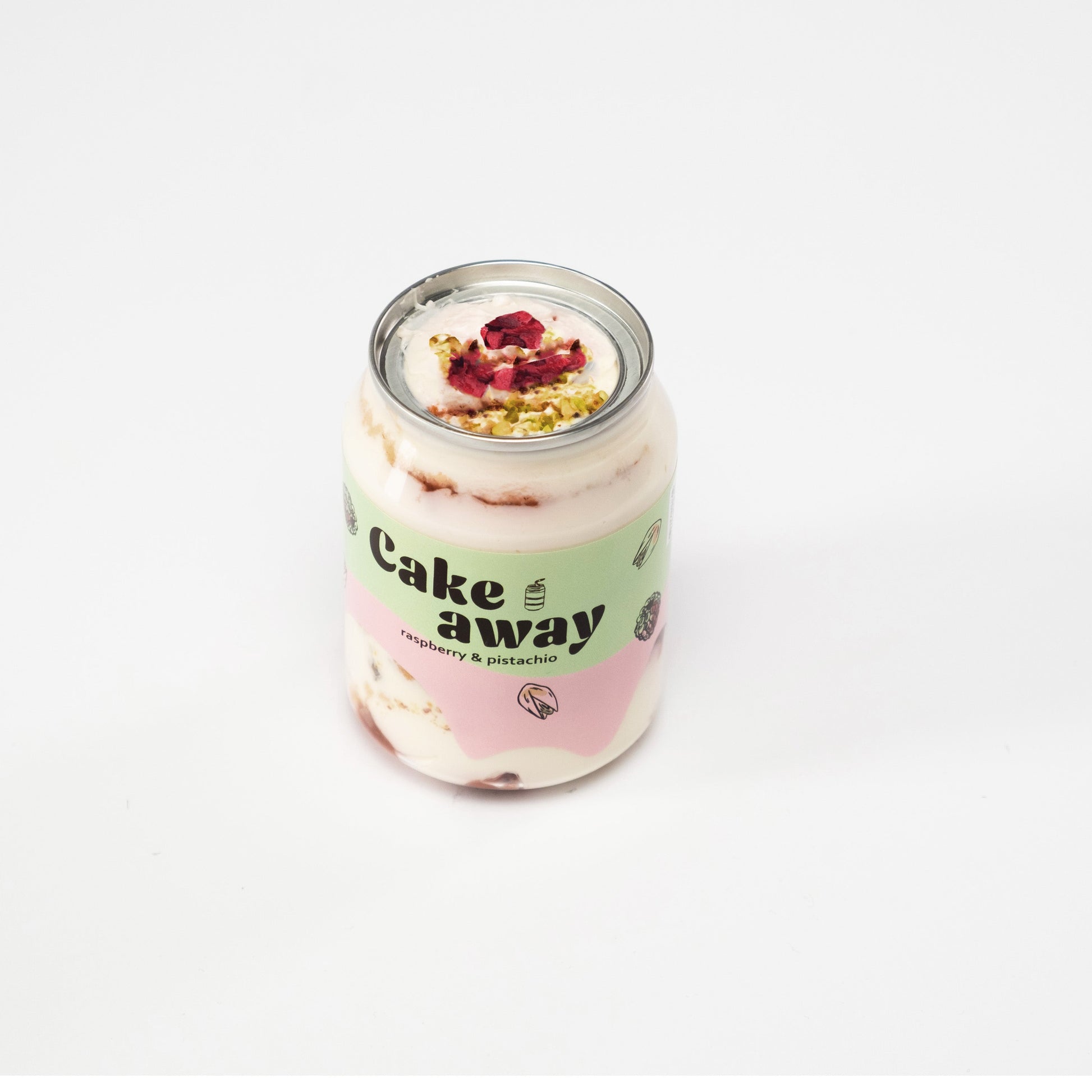 Вкус малини с шамфъстък - 4 броя