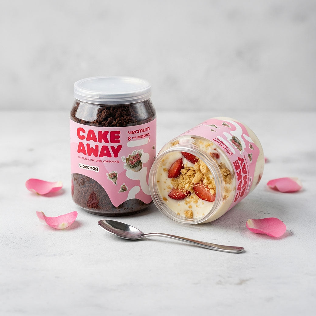 Честит 8ми март! - Вкус Ягода и Шоколад - 4бр.